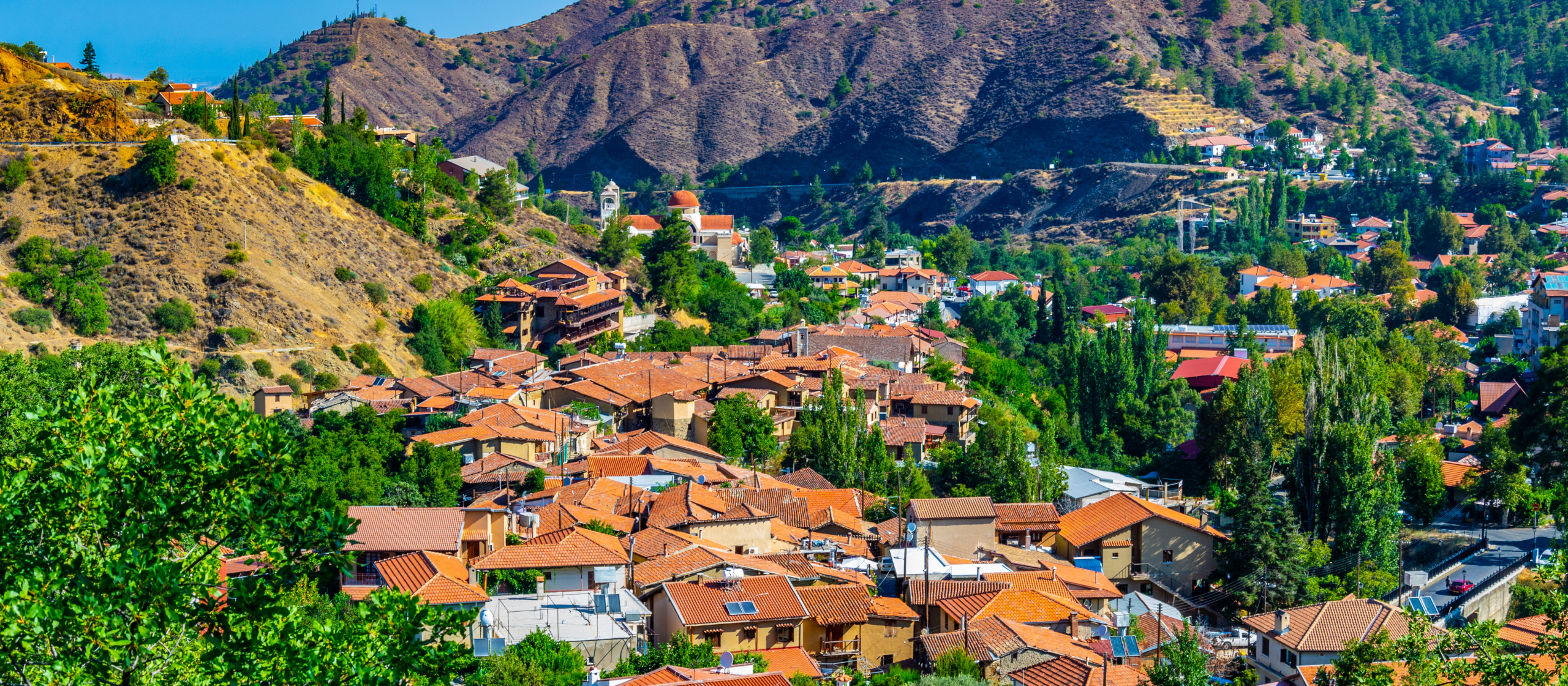 TROODOS MOUNTAINS AND NICOSIA